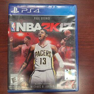 NBA 2K17 PS4 Game With‎ Case Featuring Paul George